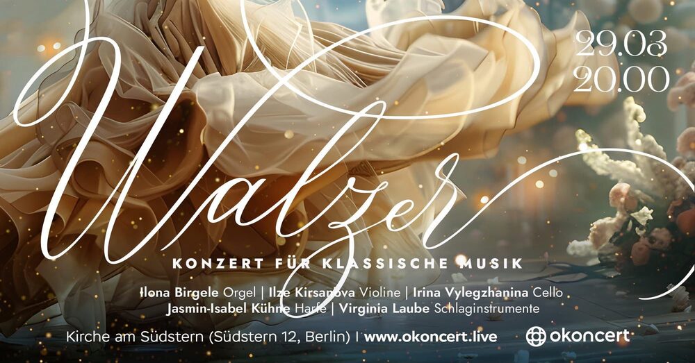 Walzer Berlin concert poster