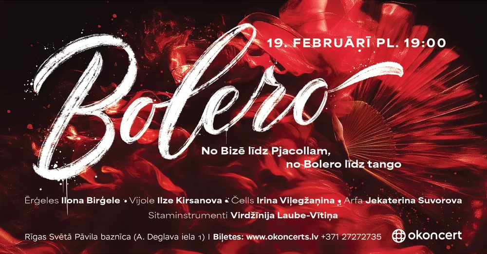 Bolero concert poster
